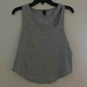Wild Fable Grey Cut Out Tank Top